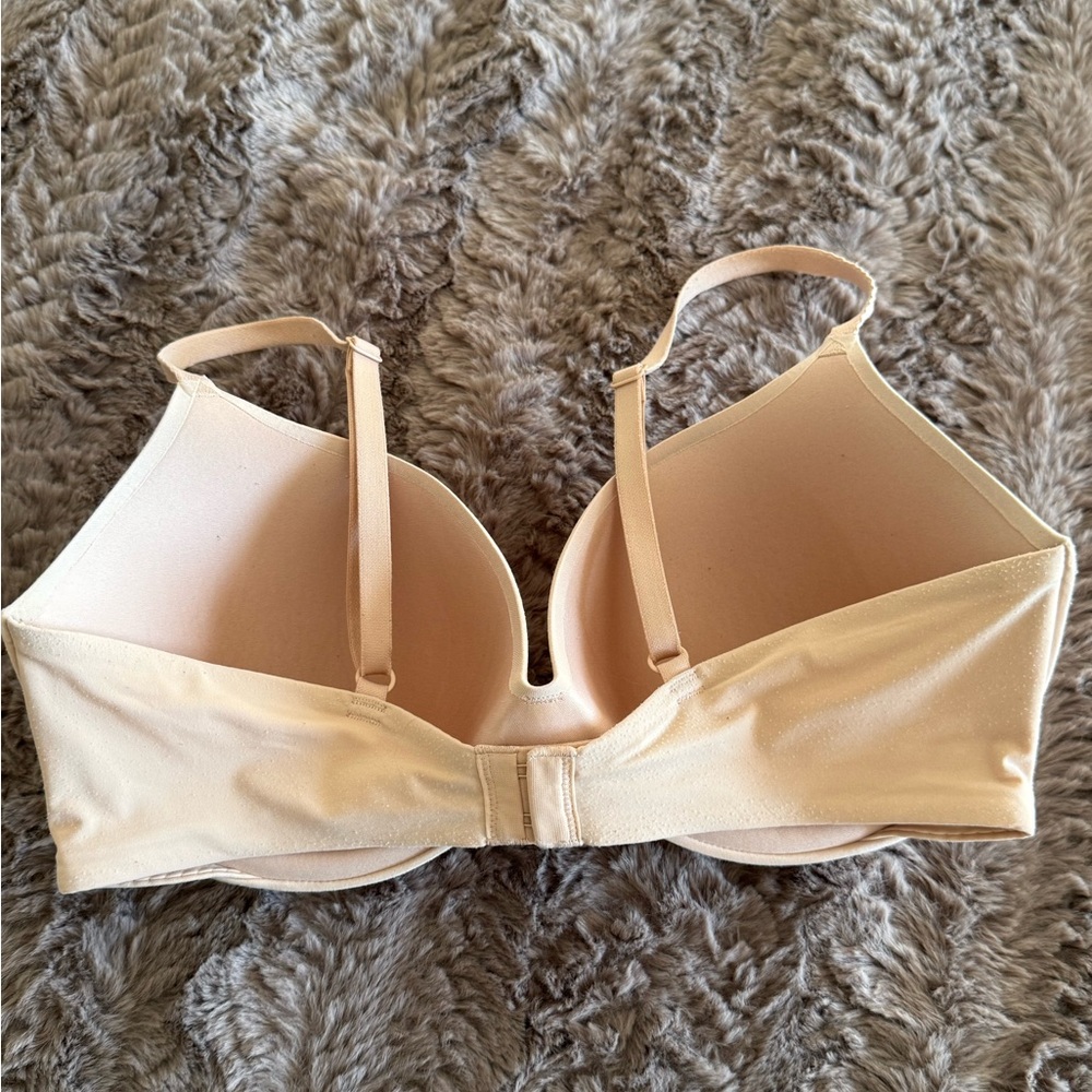 Auden Light Beige Embedded Wire Demi Bra - Picture 2 of 4